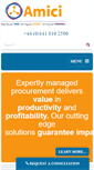 Mobile Screenshot of amiciprocurement.com